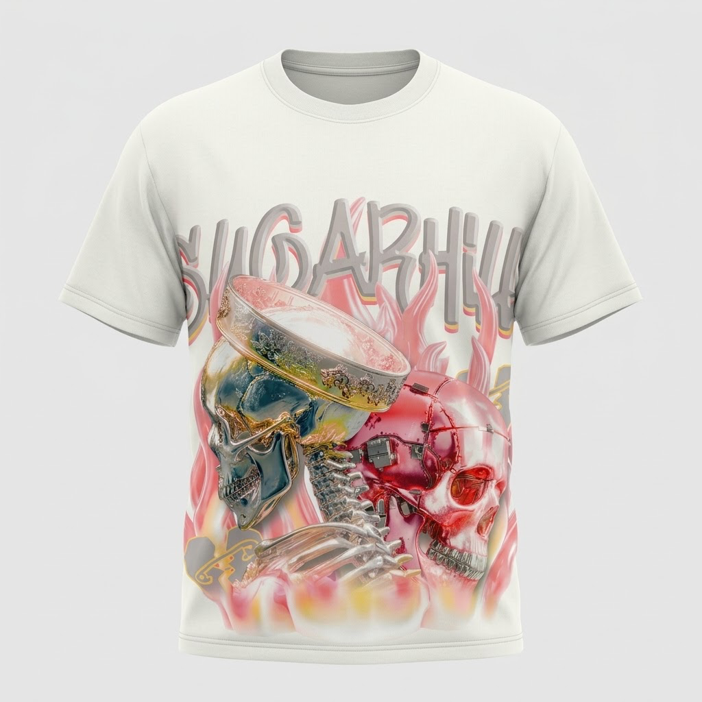 SUGAR HILL - (white) heretic ss tee shirts