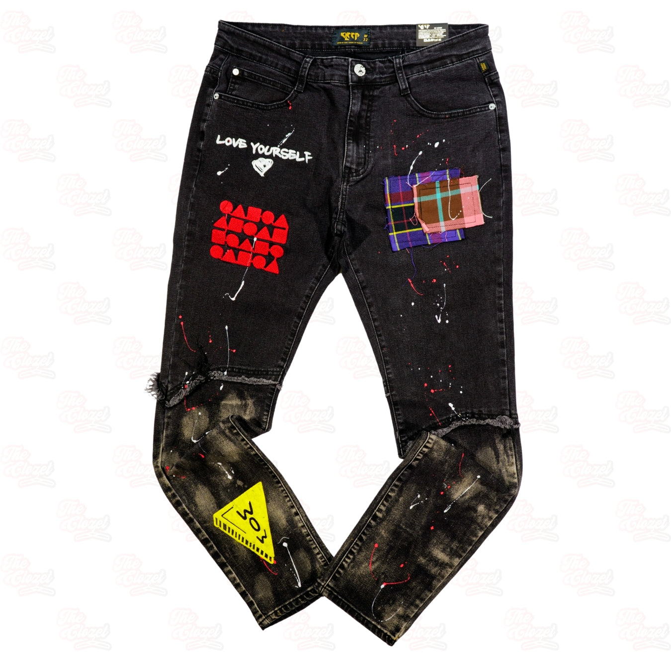 KLEEP - black love yourself jeans