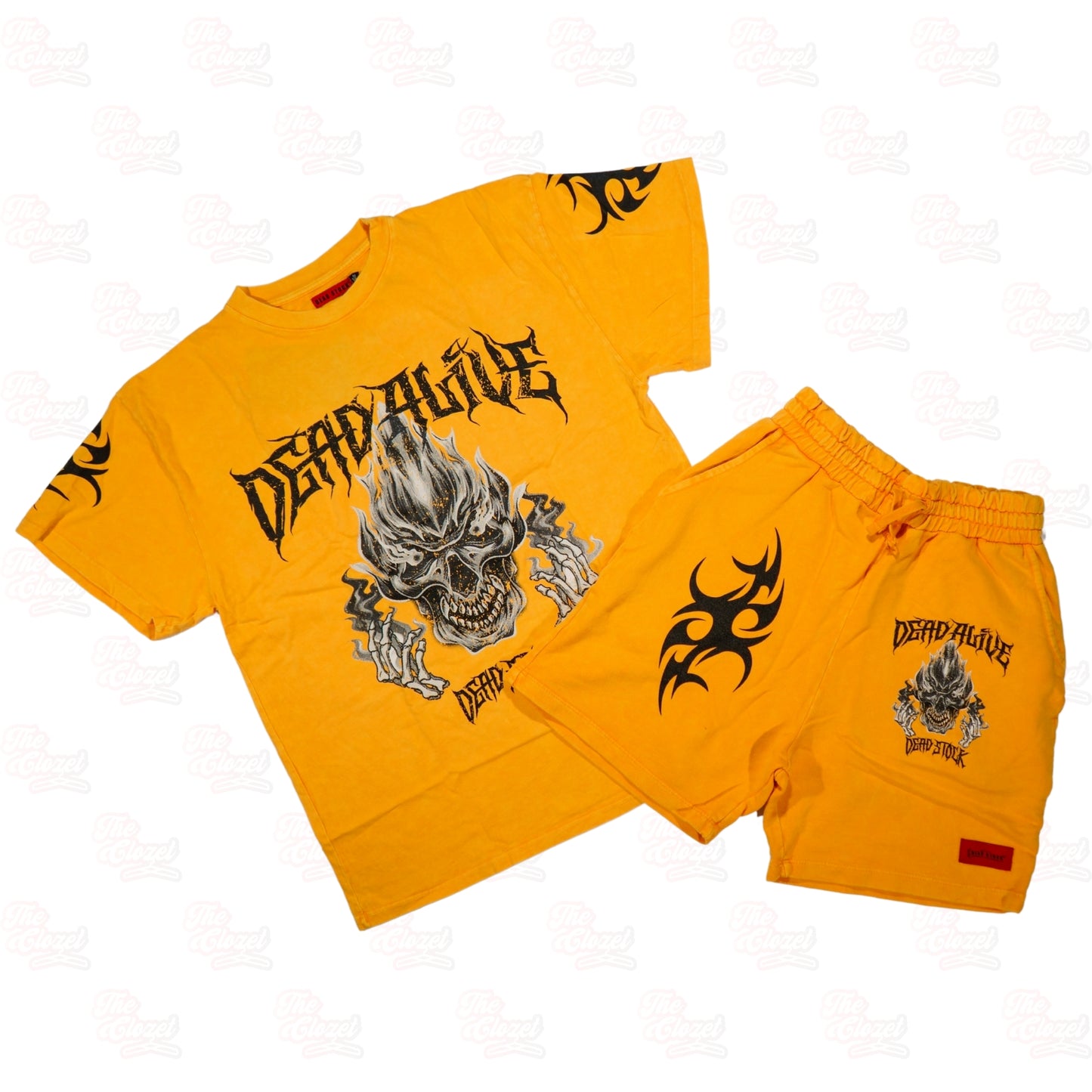 DEAD STOCK - yellow devil garment dye 2pc sets