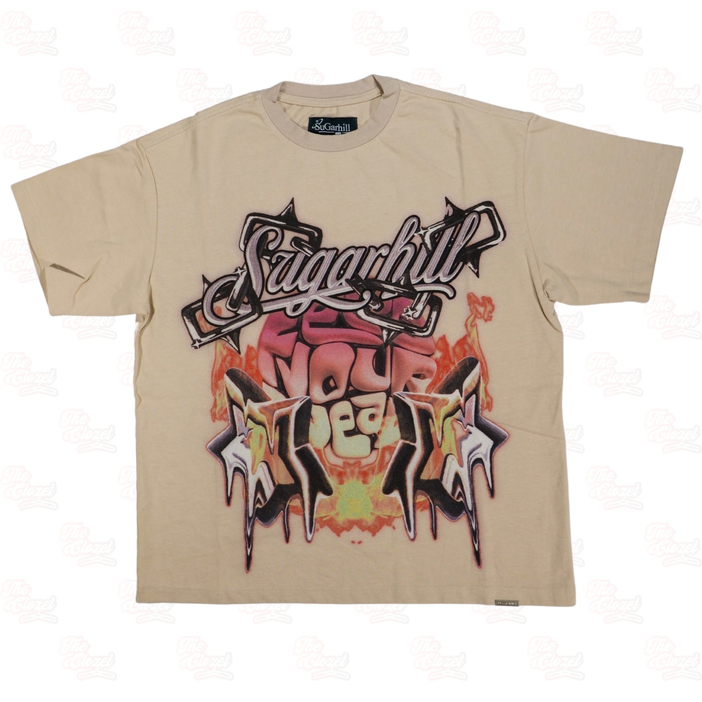 SUGAR HILL - hellish ss tee (Oat)