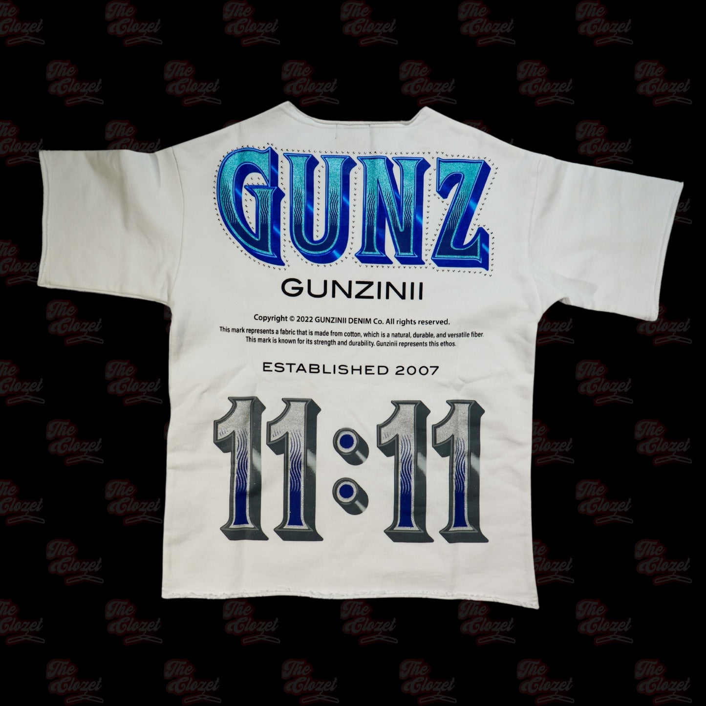 GUNZINII - white 11:11 ss tee