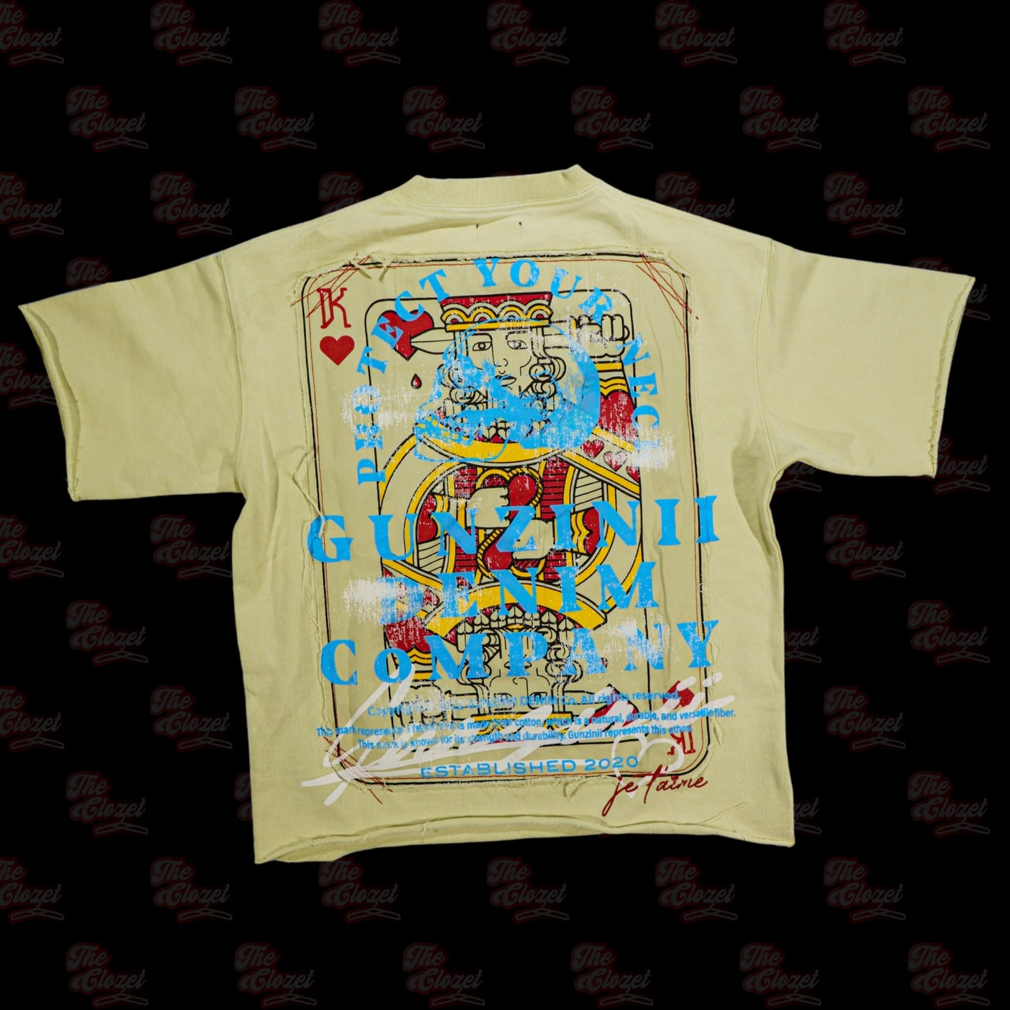 GUNZINII - (sand) king of hearts ss tee
