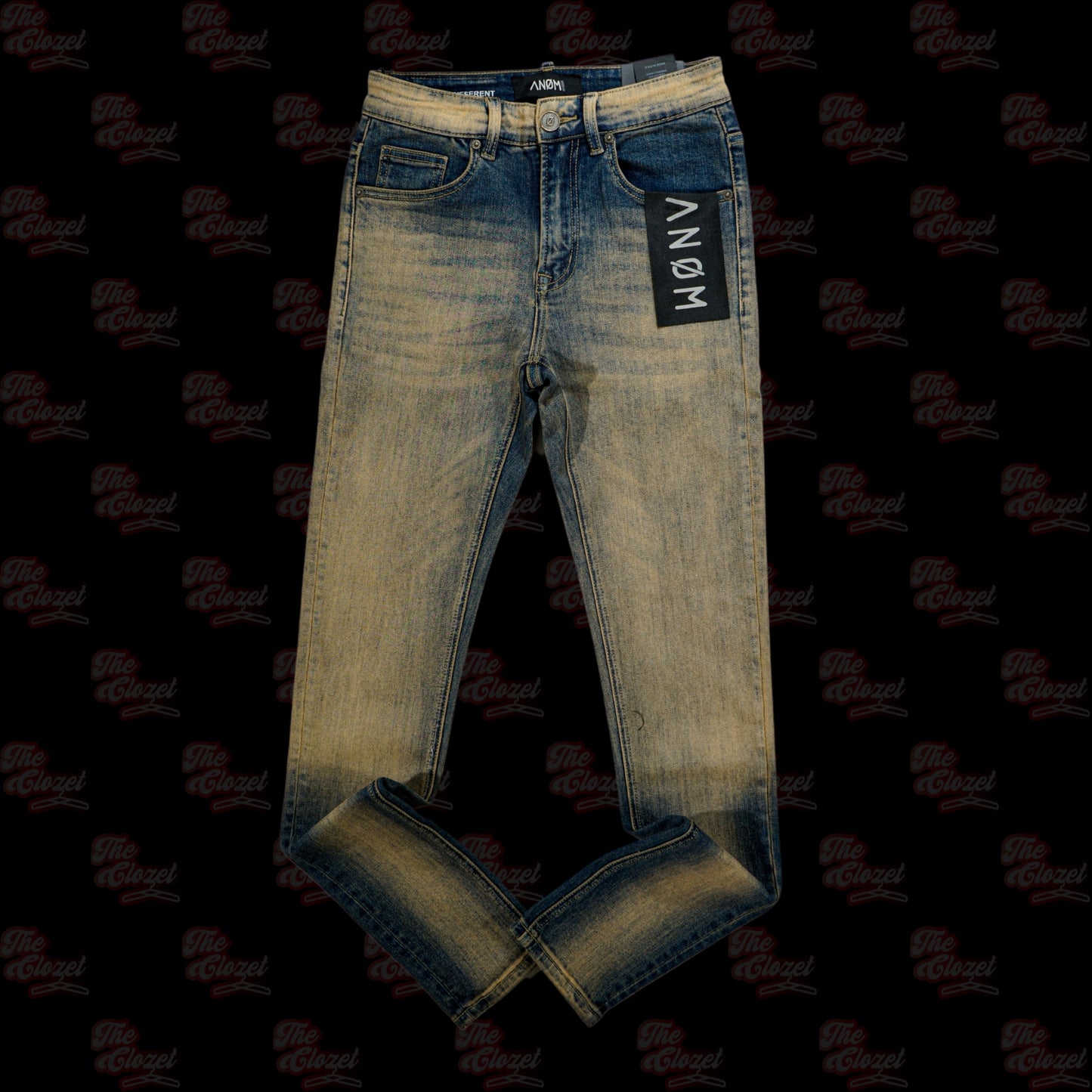 ANOM - denim skinny fit jeans (dirty wash)