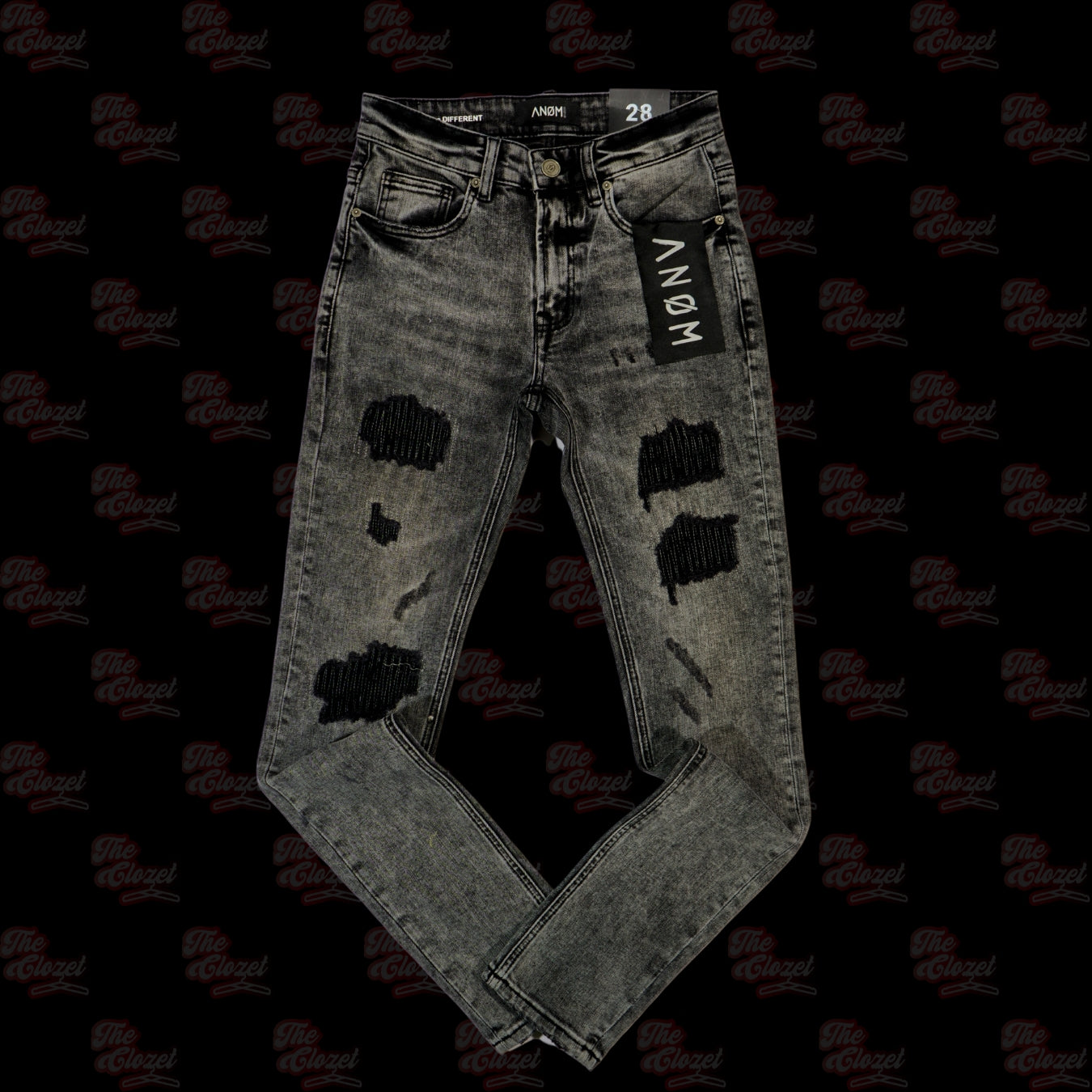 ANOM - denim slim fit jeans (grey wash)