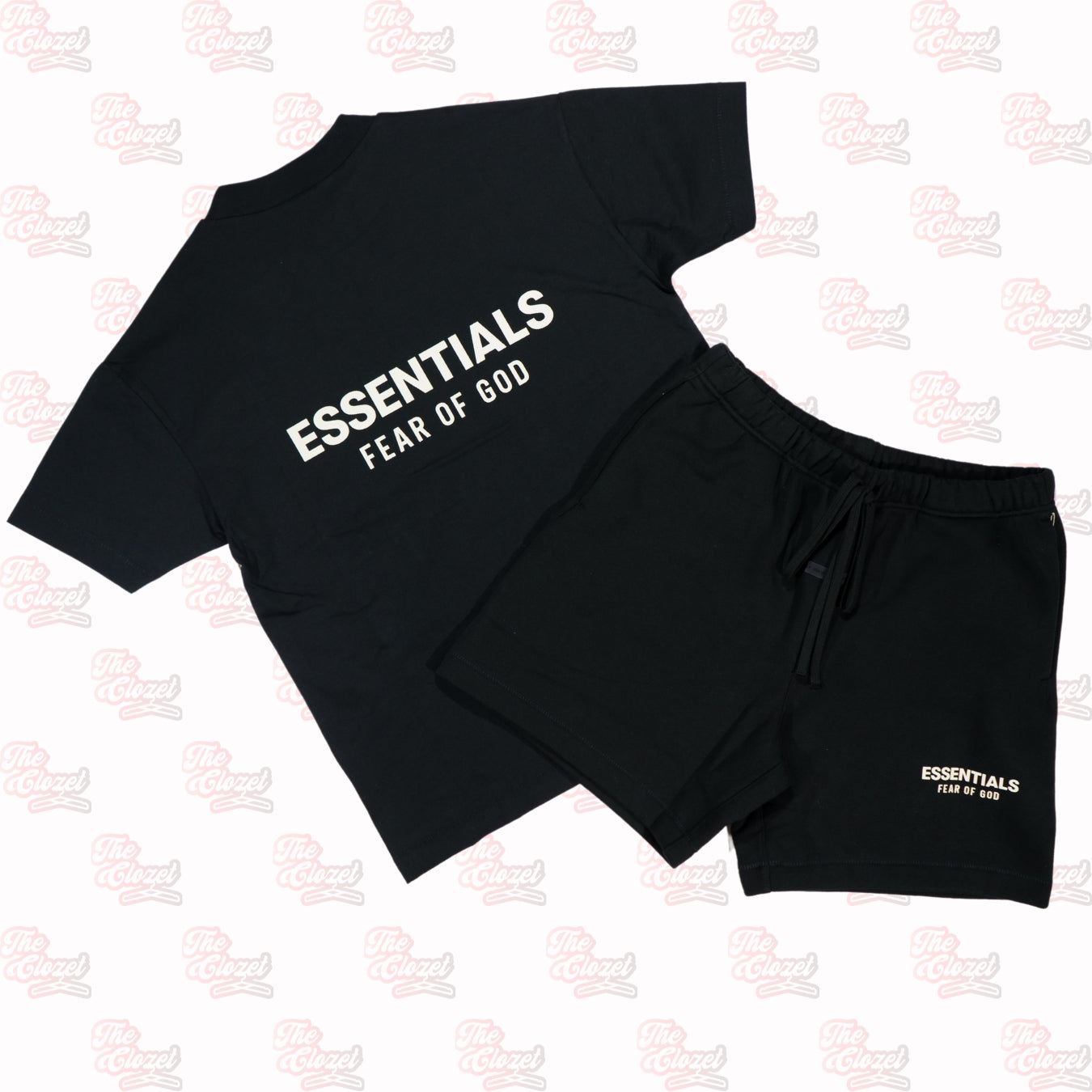 ESSENTIALS - jet black 2pc sets