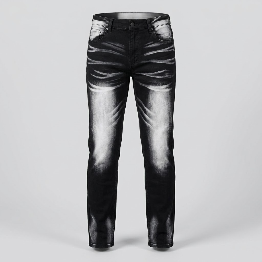 DSATR-Black Denim with White Fading
