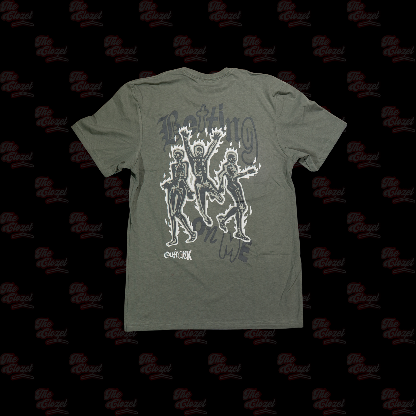 OUTRANK - (silver) betting on me ss tee