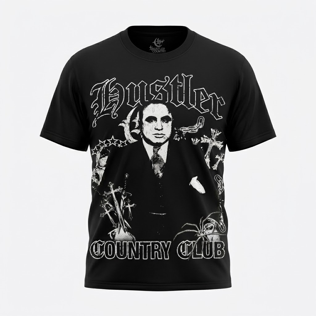 HISTLE- black mob web ss tee shirt