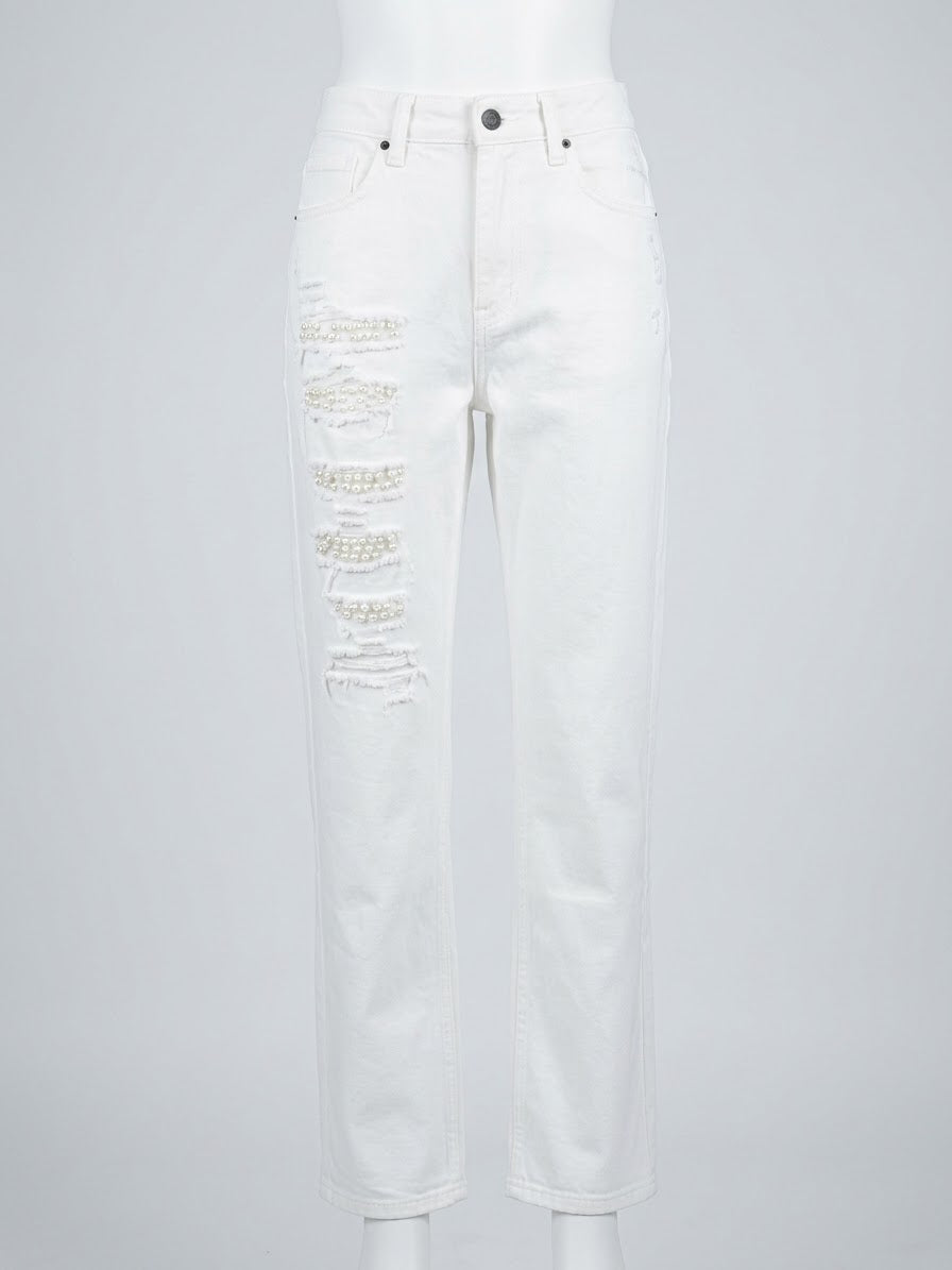 SMUGGLE MOON-white jeans