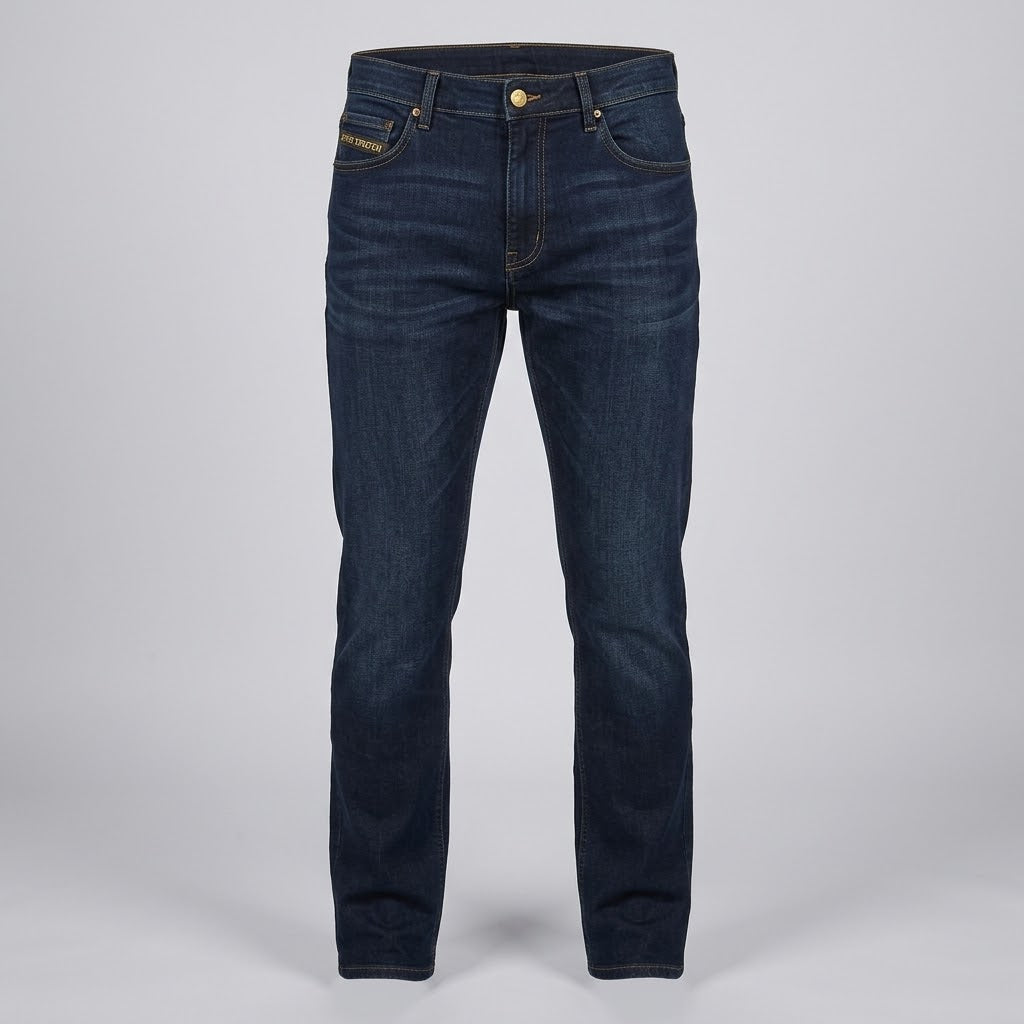 SUPER STRETCH-DARK DENIM JEANS