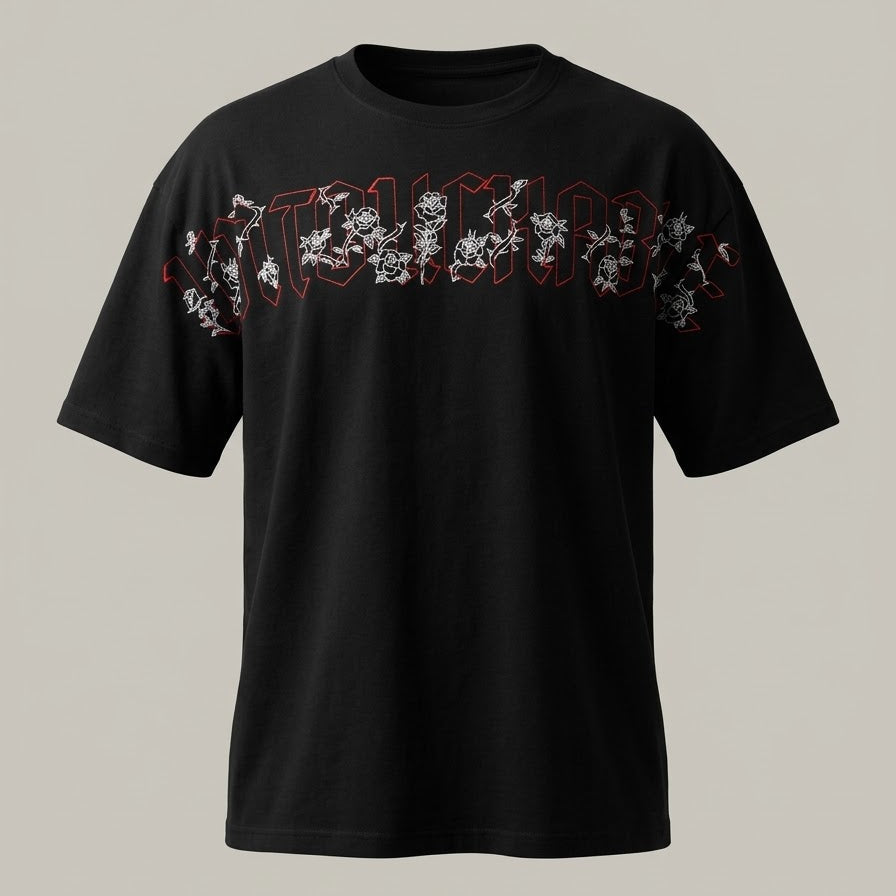 REASON-FLOWERED T-SHIRT
