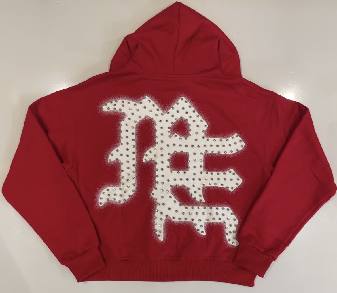 Mixed Emotions Never Die Hoodie Red