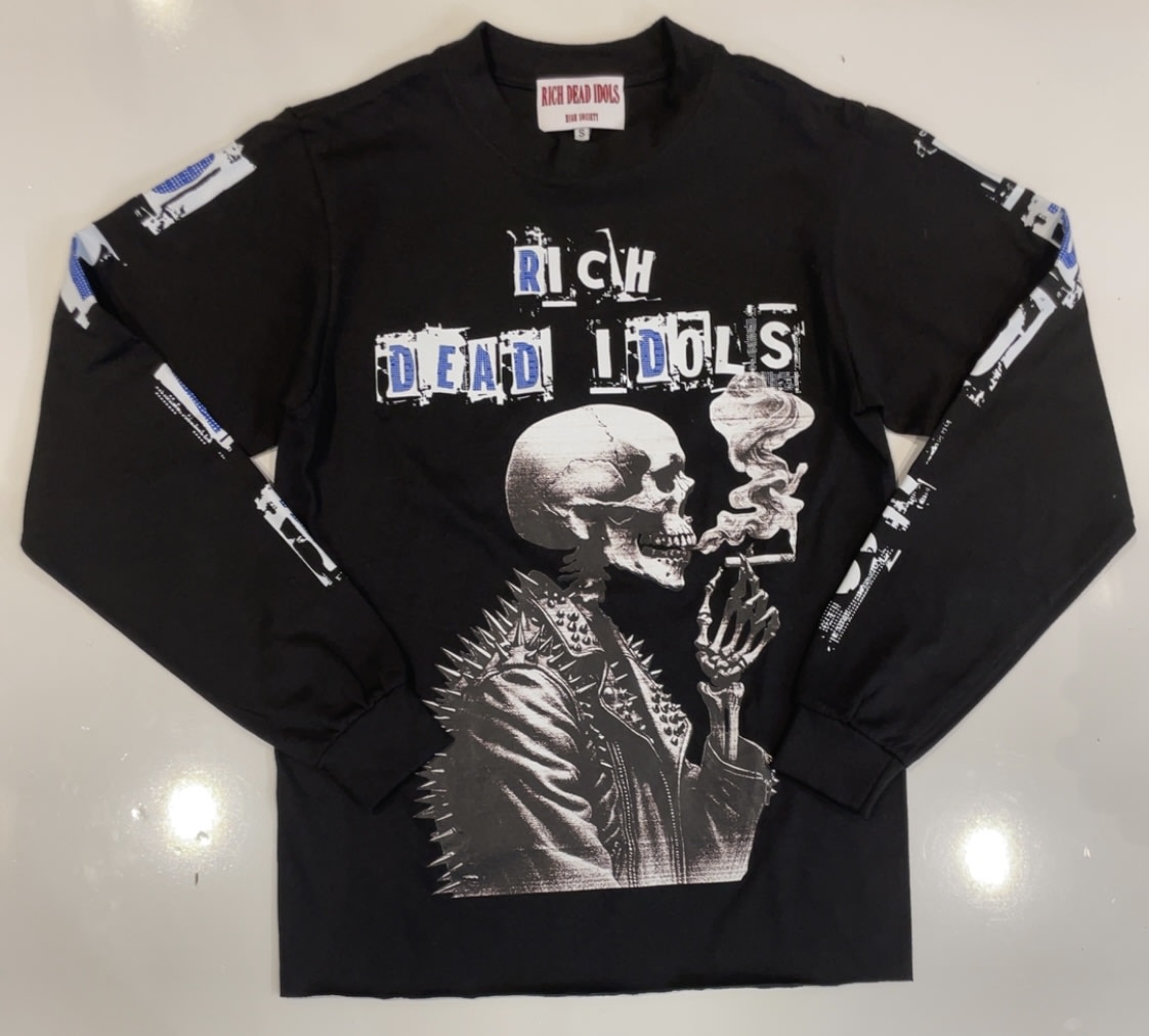 Rich Dead Idols Skeleton Long Sleeve T-Shirt