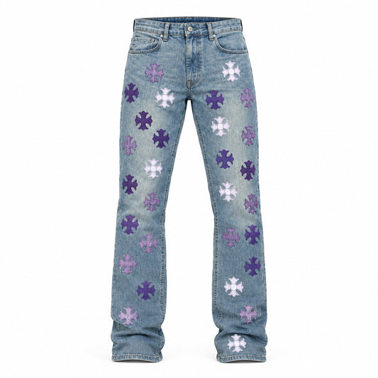 REASON- BLUE-PURLE SKINNY JEANS