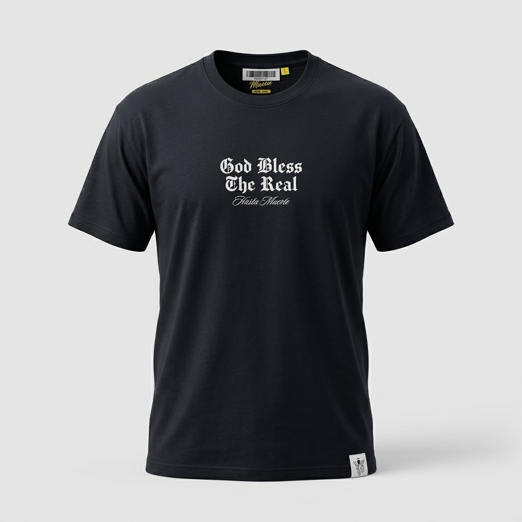 HUSTLE DAILY-black blessed loyalty f/b ss tee shirt