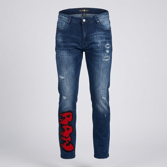 RAWYALTY-raw logo denim jeans