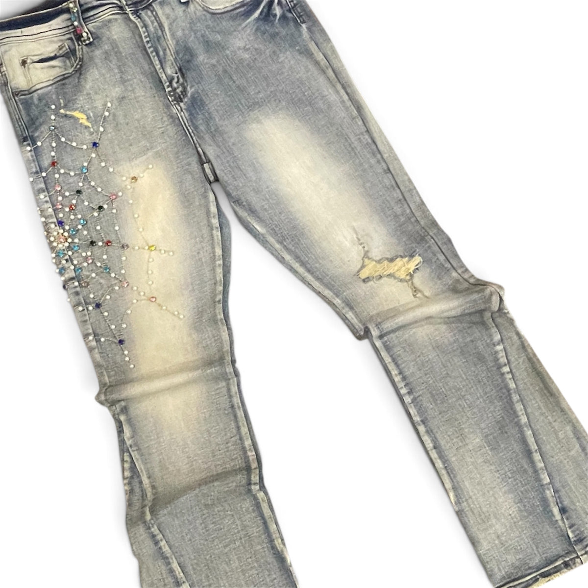 PREME-BLUE SPIDER JEANS