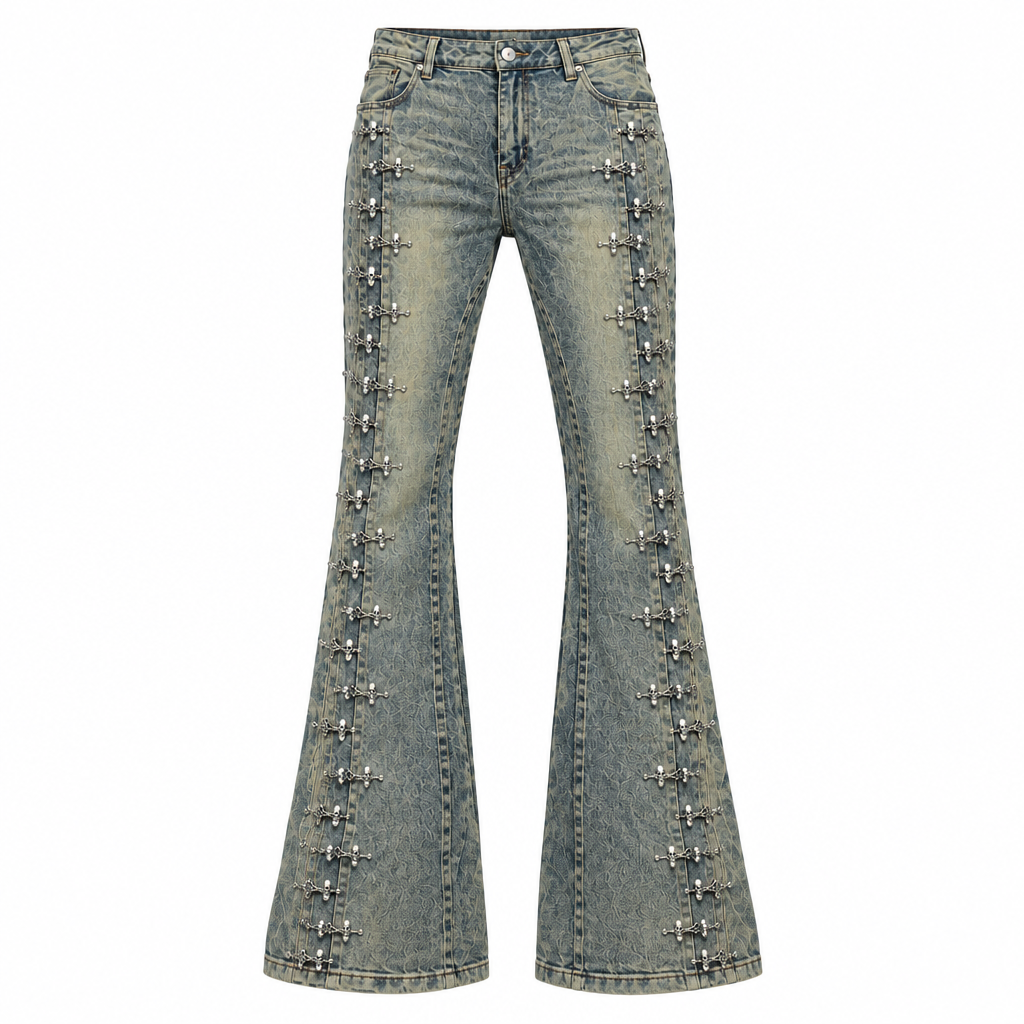 GUAPI- WASHED STACKED JEANS