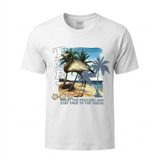 THRT-Tropical Flamingo Graphic T-Shirt