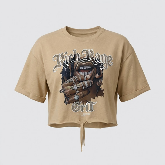 Roku Studio-Rich Rage Crop Tee