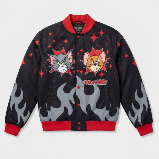 REASON-TOM&JERRY VARSITY JACKET