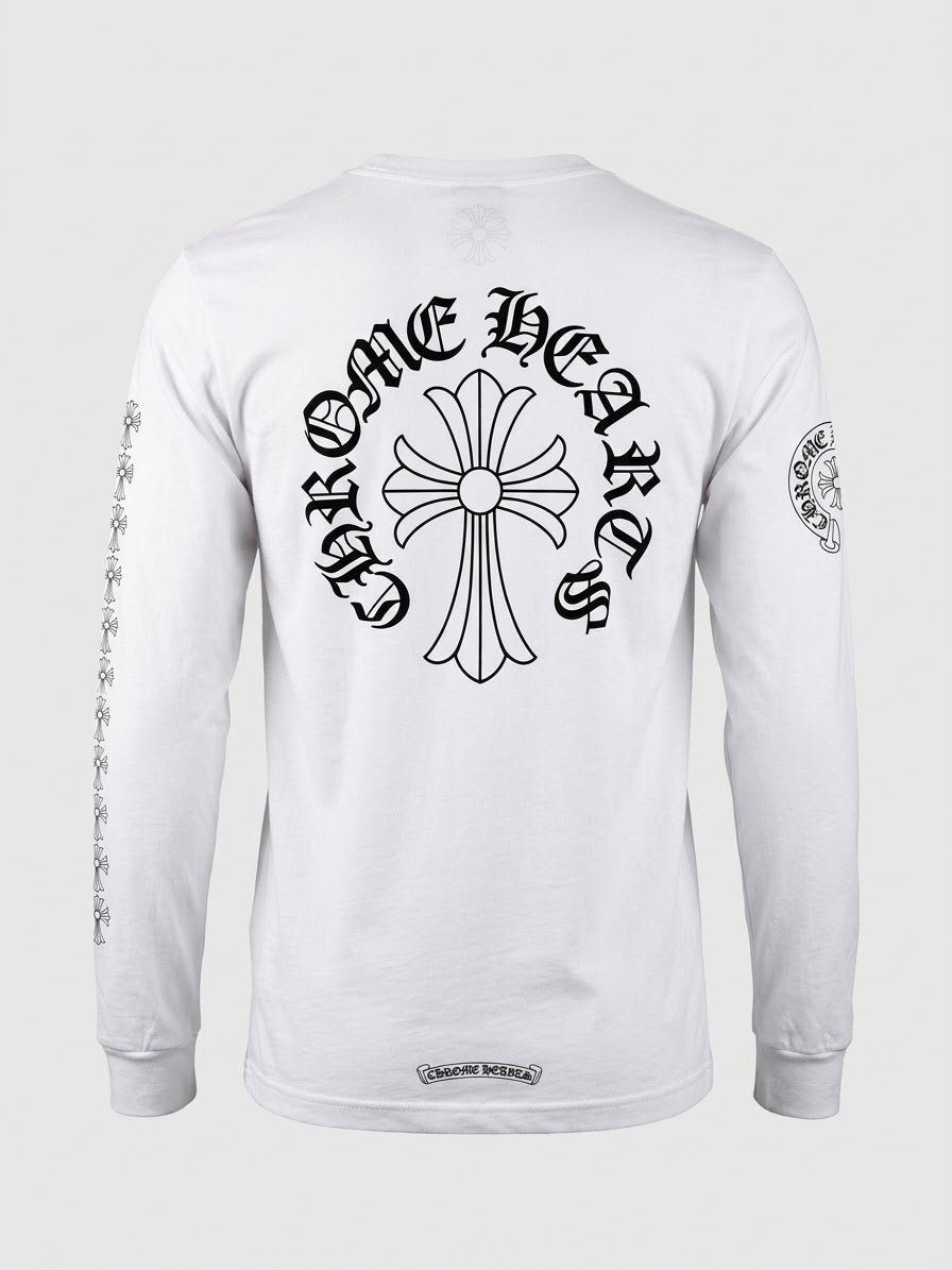CHROME HEART-WHITE SHIRT