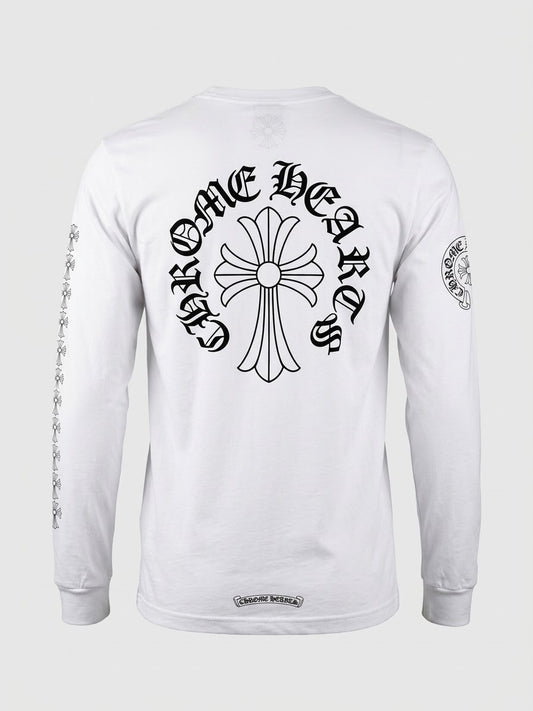 CHROME HEART-WHITE SHIRT