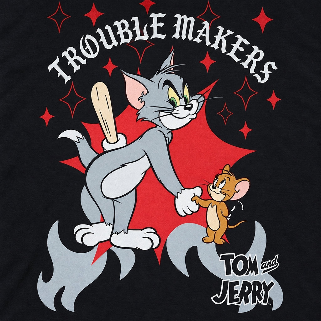 REASON-TOM&JERRY VARSITY JACKET