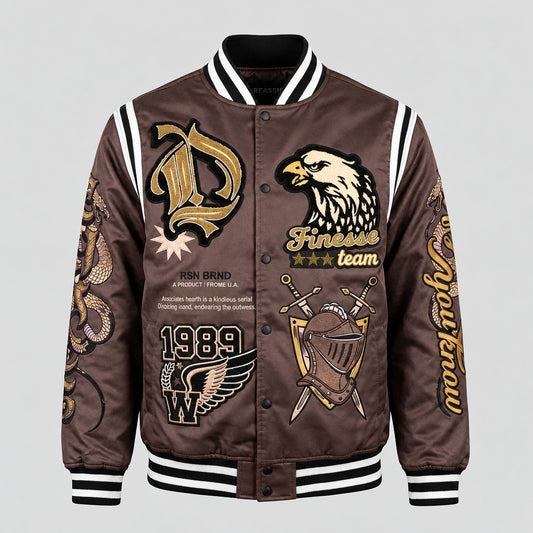 REASON-WOOD VARSITY JACKET