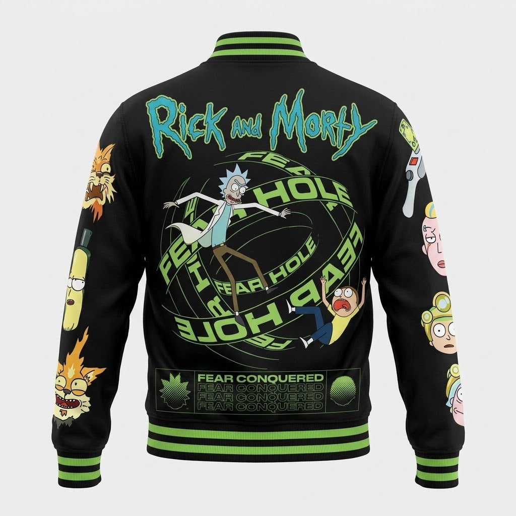 REASON-RICKZ MORTYZ VARSITY JACKET