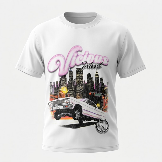 Vicious-Intent "Lowrider City" Graphic Tee