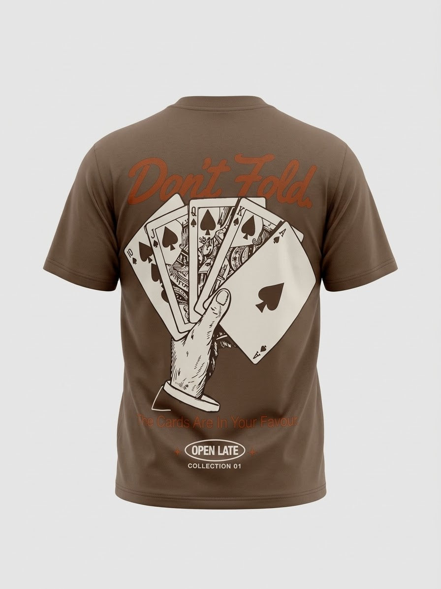 NO CURFEW-DON’T FOLD T-SHIRT ￼