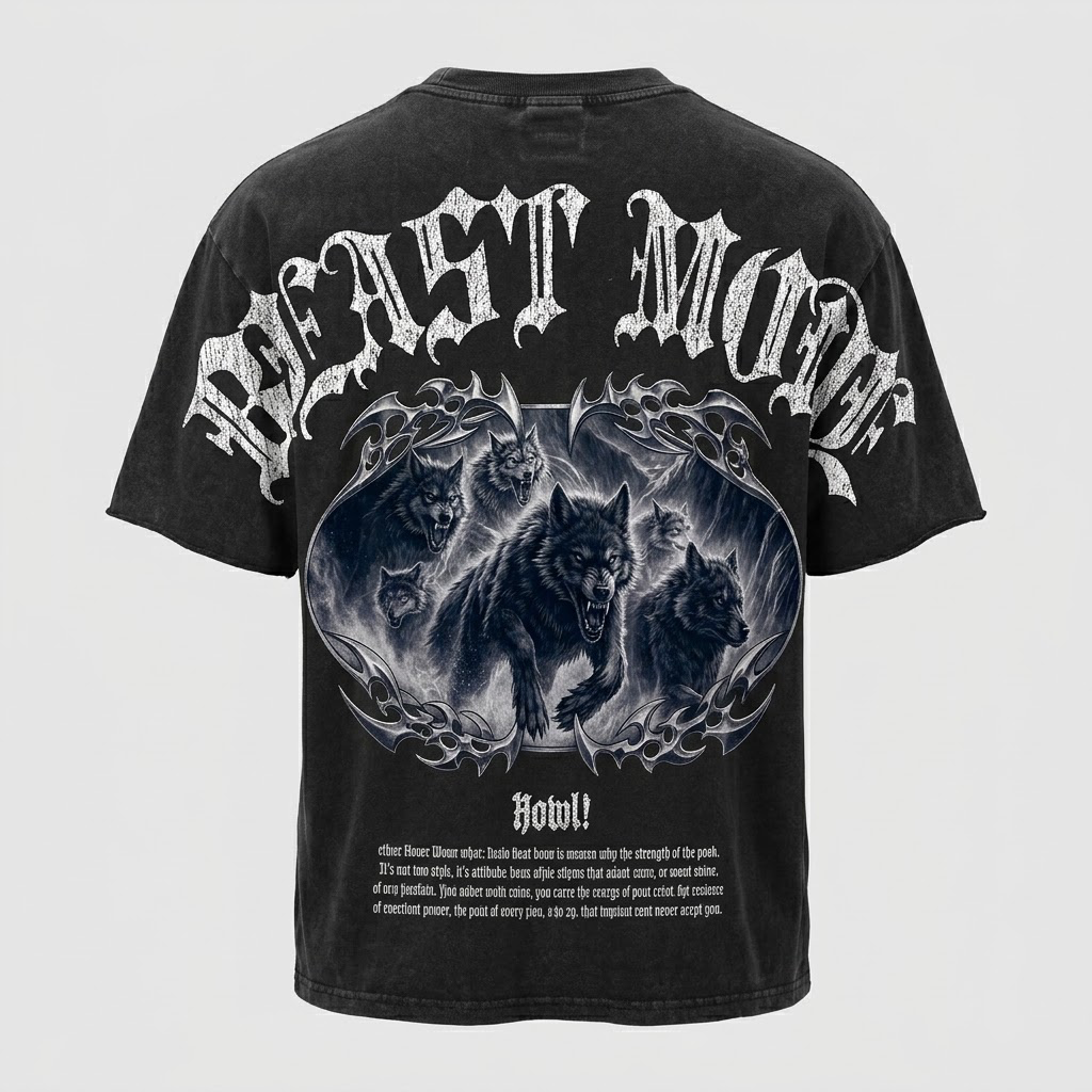 ROKUSTUDIO-Vintage Black/Acid Wash
