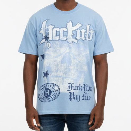 HUSTLER COUNTRY CLUB- Pay ME SS-SHIRT
