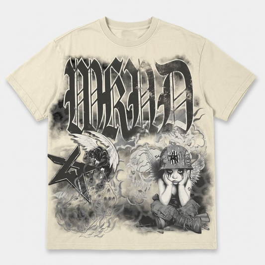 WKNDRIOt-Creamy Airbrush Graphic T-Shirt