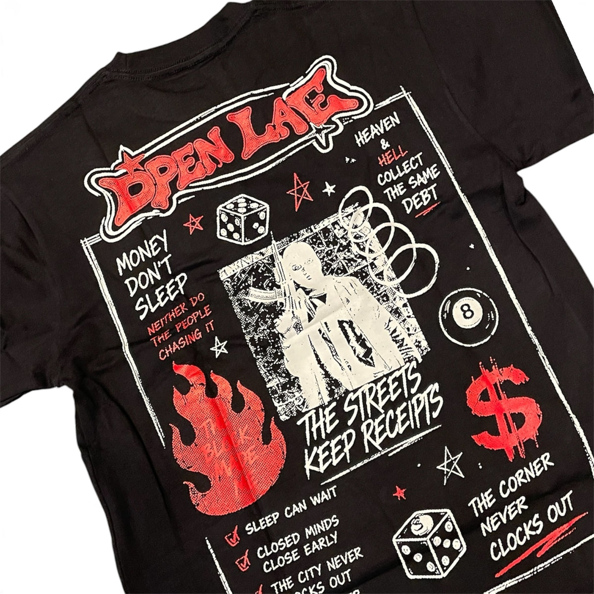 NO CURFEW-MONEY DNT SLEEP T-shirt ￼