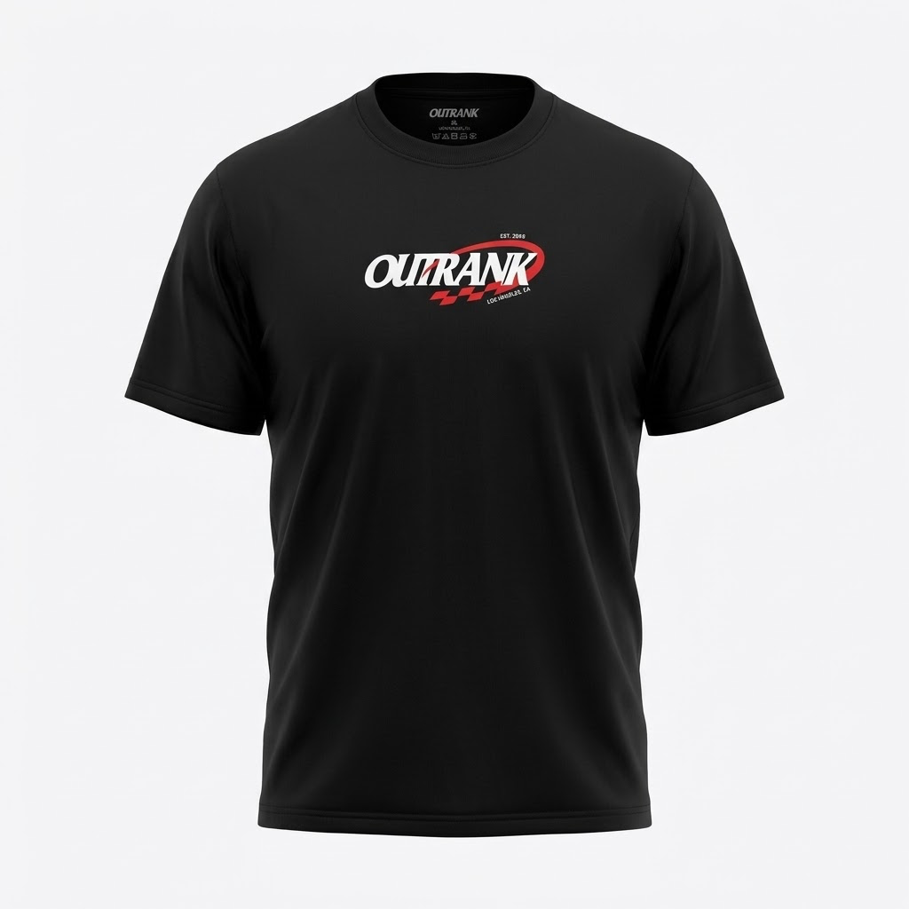 Outrank-Winning Skeleton Racer Graphic Tee