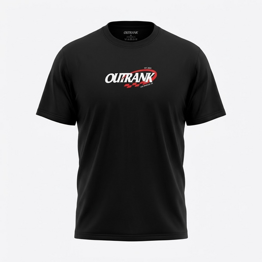 Outrank-Winning Skeleton Racer Graphic Tee