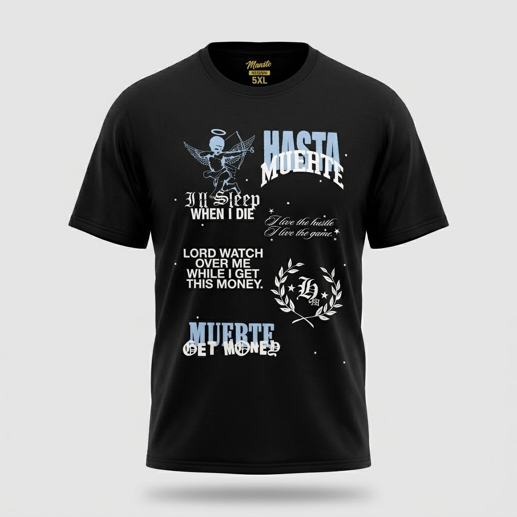 Hasta Muerte-Streetwear Graphic Tee