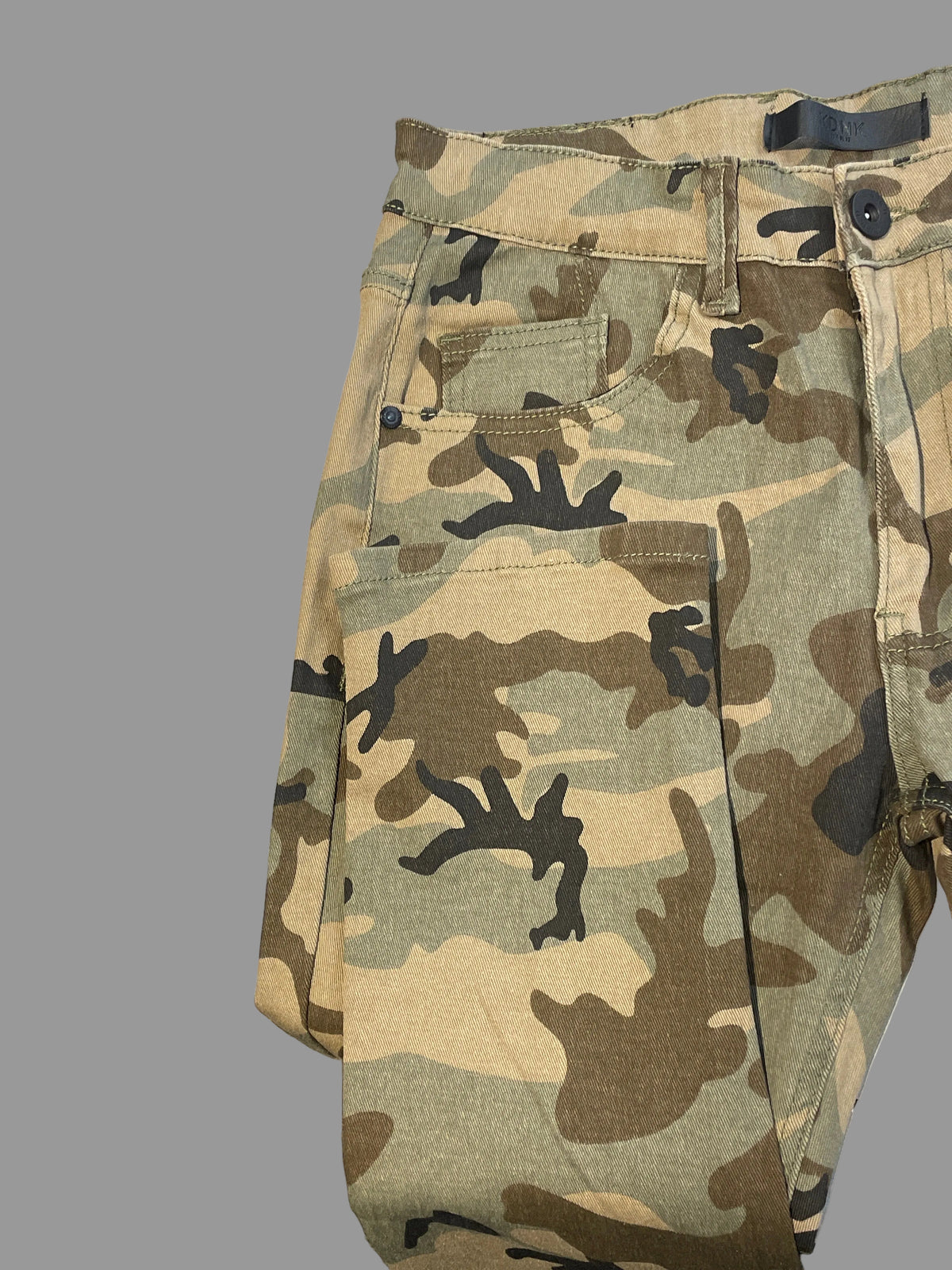 KDNK-SKINNY FIT-CAMO JEANS