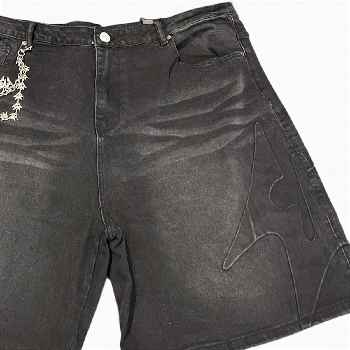 MELEE-DENIM JEANS SHORTS