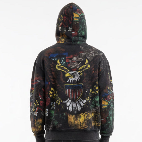 MAJESTIK-NEW YORK DRIP HOODIE ￼