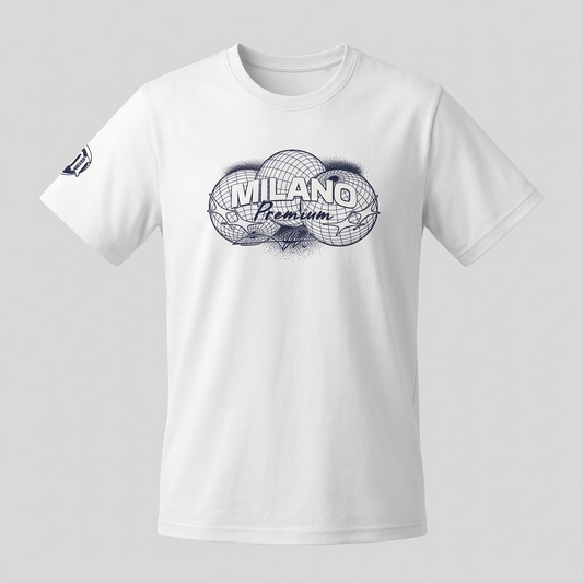 PREMIUM MILANO -(white) elevate your mind ss tee shirts