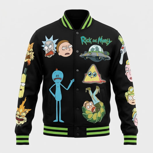 REASON-RICKZ MORTYZ VARSITY JACKET