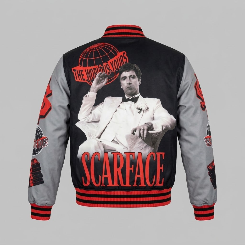 REASON-SCARFACE NY VARSITY JACKET