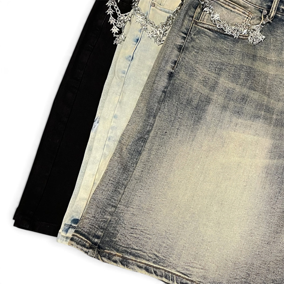 MELEE-REG DENIM SHORTS