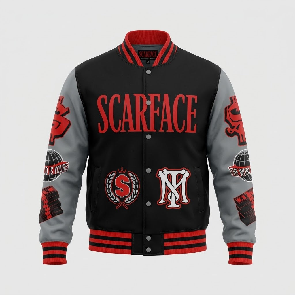 REASON-SCARFACE NY VARSITY JACKET