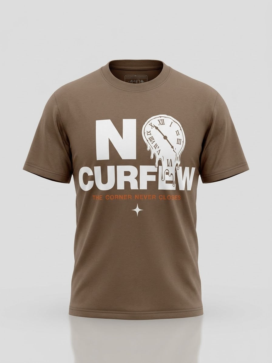 NO CURFEW-DON’T FOLD T-SHIRT ￼