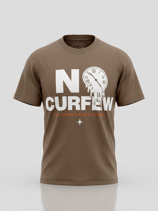 NO CURFEW-DON’T FOLD T-SHIRT ￼