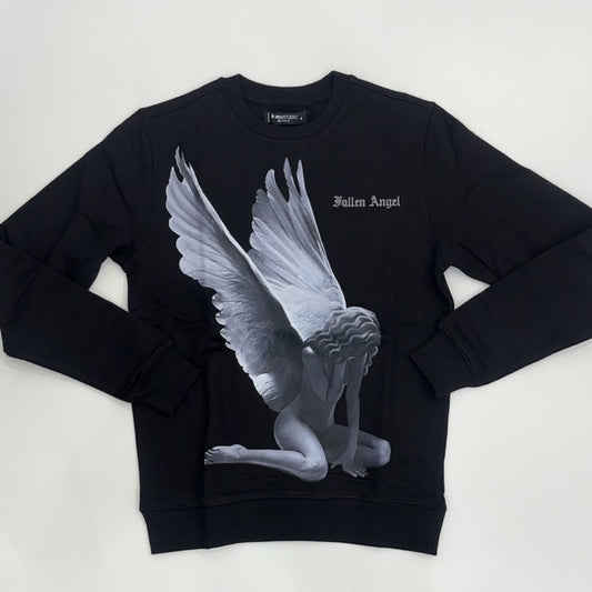 Roku Studio- fallen angel crying crewneck